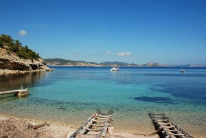 cala llentrisca es cubells sant josep san jose ibiza eivissa playa