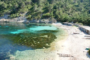 cala llentrisca es cubells sant josep san jose ibiza eivissa playa