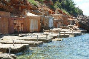 cala salada sant antoni san antonio ibiza eivissa playa
