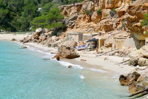 cala salada cala saladeta playa sant antoni san antonio ibiza eivissa