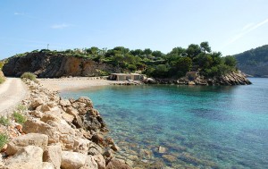 es pas de silla port de san miquel puerto de san miguel illa des bosc ibiza eivissa