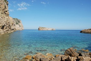 es pas de silla port de san miquel puerto de san miguel illa des bosc ibiza eivissa