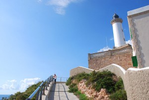 faro de es botafoc dique puerto de ibiza eivissa