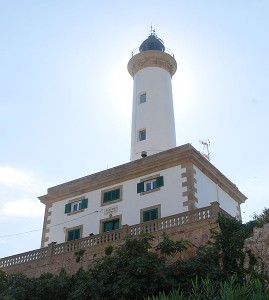 faro de es botafoc dique puerto de ibiza eivissa