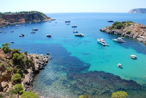bahia porroig playa cala sant josep ibiza eivissa