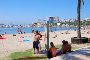 playa sarenal sant antoni san antonio ibiza eivissa