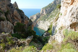 ses balandres playa cala es amunts santa agnes santa ines corona ibiza eivissa